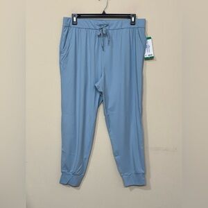 Sage Collective Women’s Dusty Blue High Rise Drawstring Activewear Joggers XL